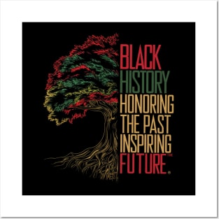 Honoring The Past Inspiring The Future Black History Month Posters and Art